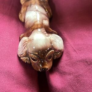 vintage Lichten Ware ceramic cocker spaniel dog figurine.